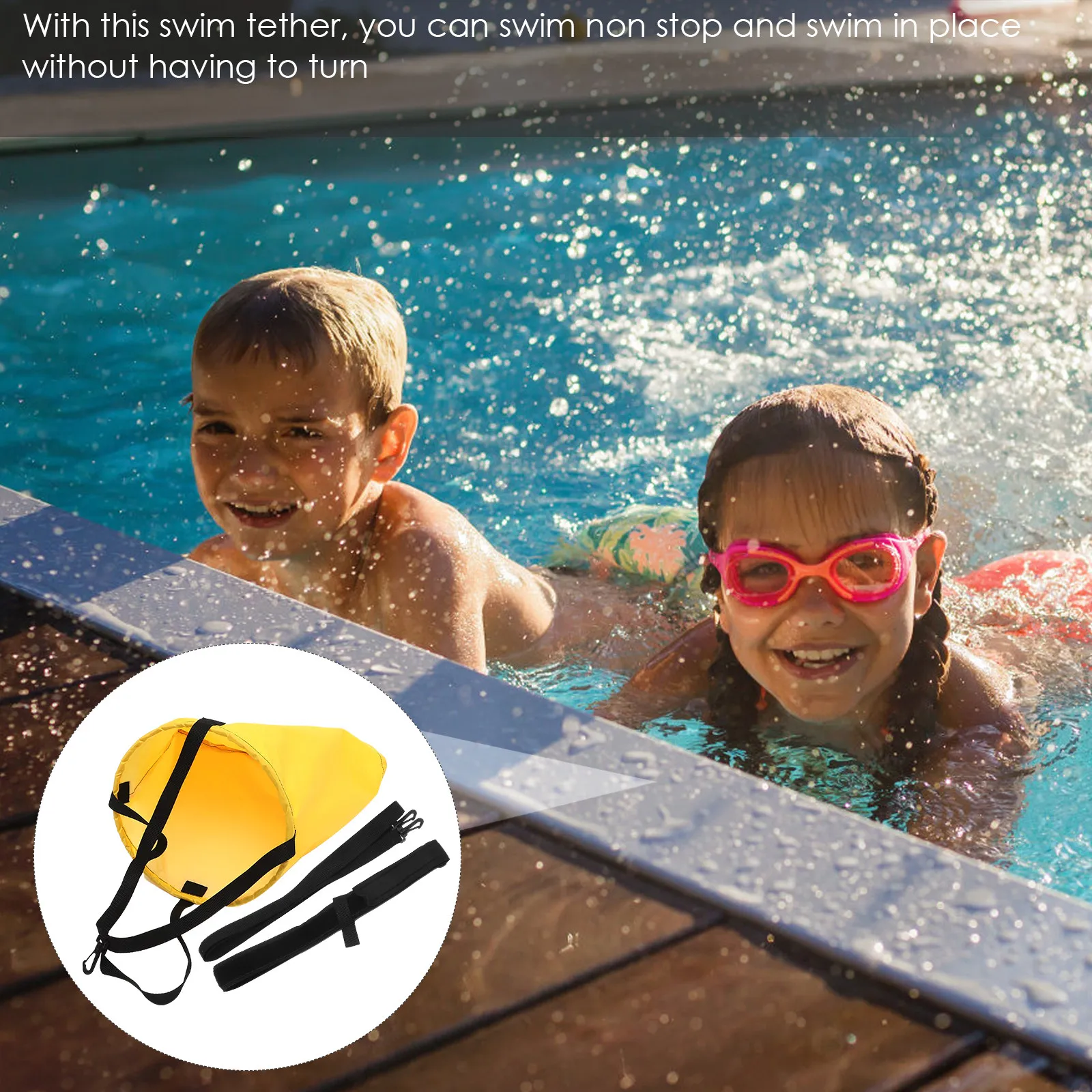 Swimming Resistance Parachute Set Swim Trainer Aqua Jogger Belt Endless Pool Thrills Swimming Lessons Equipment
Swimming Resistance Parachute Set Swim Trainer Aqua Jogger Belt Endless Pool Thrills Swimming Lessons Equipment