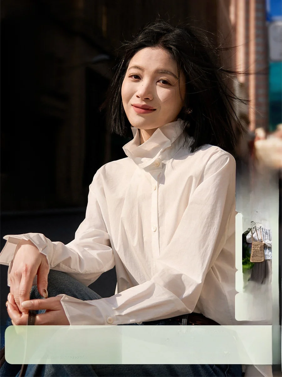 Женская рубашка Cannes Sea White в винтажном дворцовом стиле, из хлопка, для повседневной носки, новый фасон, свободный крой, с длинным рукавом, однотонная.
Женская рубашка Cannes Sea White в винтажном дворцовом стиле, из хлопка, для повседневной носки, новый фасон, свободный крой, с длинным рукавом, однотонная.