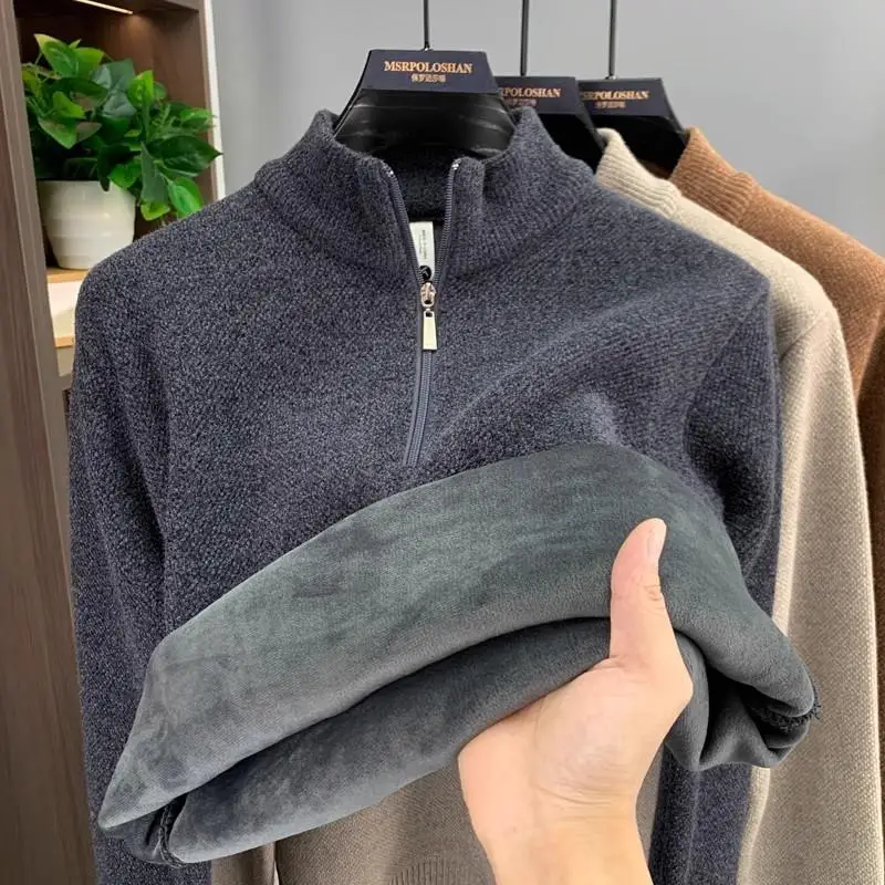 Мужской вязаный свитер Fce на подкладке на молнии Thiened f с высоким воротником, зимний теплый свитер Faion Ci Sle Long Sve Regular Fit
Мужской вязаный свитер Fce на подкладке на молнии Thiened f с высоким воротником, зимний теплый свитер Faion Ci Sle Long Sve Regular Fit