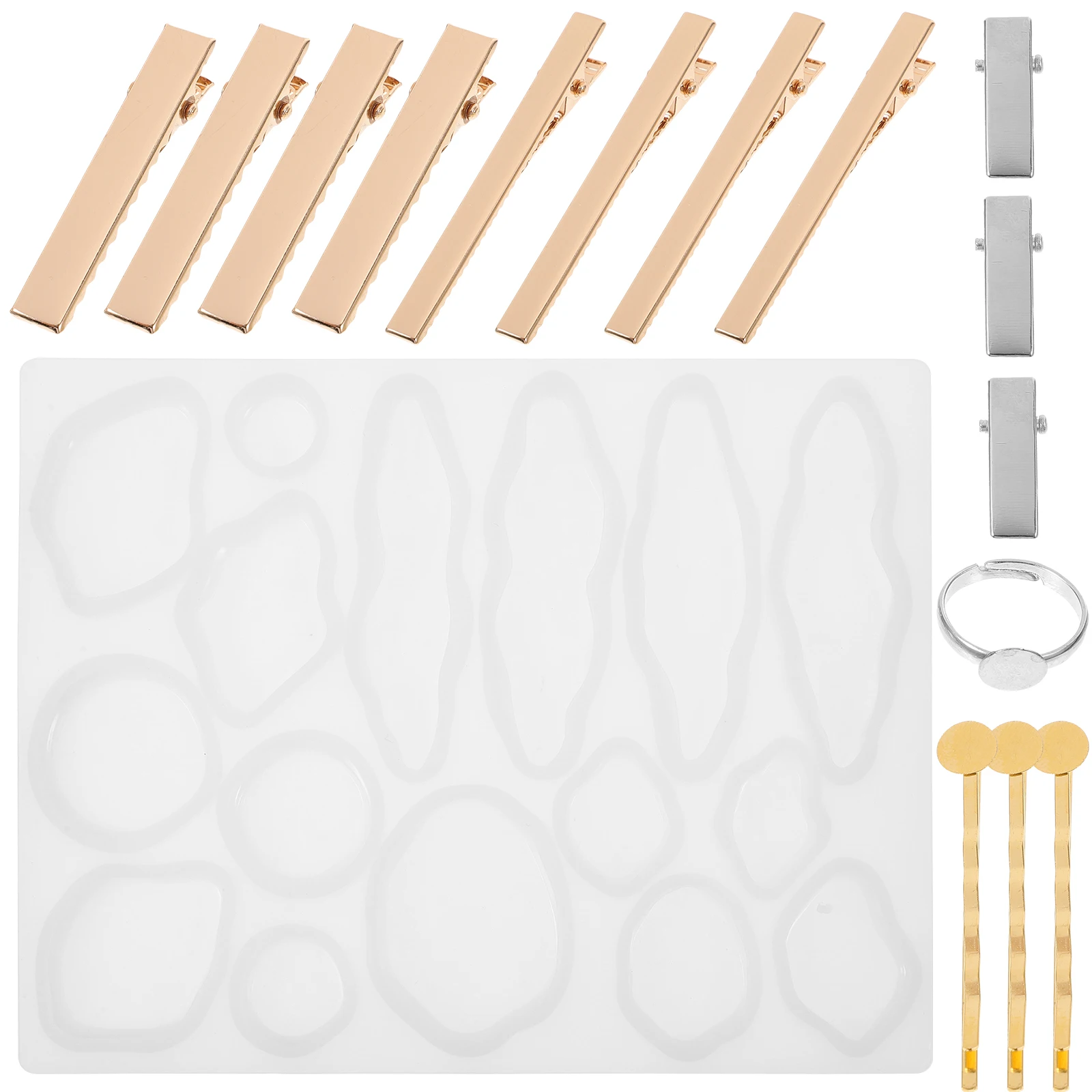 Hairpin Pendant Silicone Reusable Hairpin Molds For Epoxy Resin Resin Molds for Epoxy Crafts Hair Clip Making Jewelry
Hairpin Pendant Silicone Reusable Hairpin Molds For Epoxy Resin Resin Molds for Epoxy Crafts Hair Clip Making Jewelry