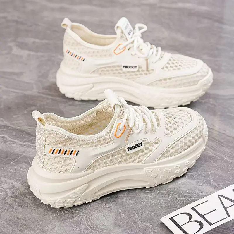 Women Mesh Hollow Out Lace Up Casual Sneakers Summer New Thick sole Non Slip Breathable Casual Walking Shoes Running Shoes
Women Mesh Hollow Out Lace Up Casual Sneakers Summer New Thick sole Non Slip Breathable Casual Walking Shoes Running Shoes