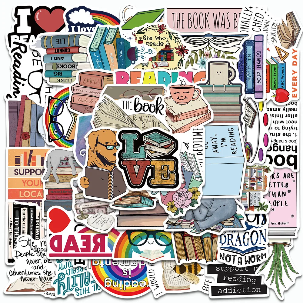 50PCS Reading Literature Stickers Retro Style Decals For Phone Case Notebook Guitar Laptop Stationery Accessories Stickers
50PCS Reading Literature Stickers Retro Style Decals For Phone Case Notebook Guitar Laptop Stationery Accessories Stickers