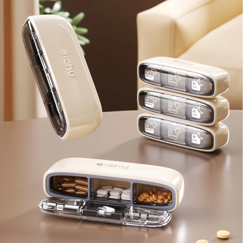 Portable Pill Organizer 3-Compartment Travel Medicine Box with Transparent Lid – Compact, Leakproof & Stylish for Daily Vitamins
Portable Pill Organizer 3-Compartment Travel Medicine Box with Transparent Lid – Compact, Leakproof & Stylish for Daily Vitamins