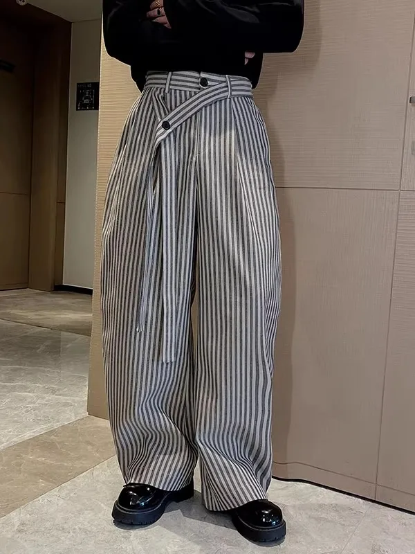 TANGZ Studio Men's Loose Wide Leg Pants Comfortable Lazy Sle Retro Stripes Casual Trousers Autumn Faion Ci Sle
TANGZ Studio Men's Loose Wide Leg Pants Comfortable Lazy Sle Retro Stripes Casual Trousers Autumn Faion Ci Sle