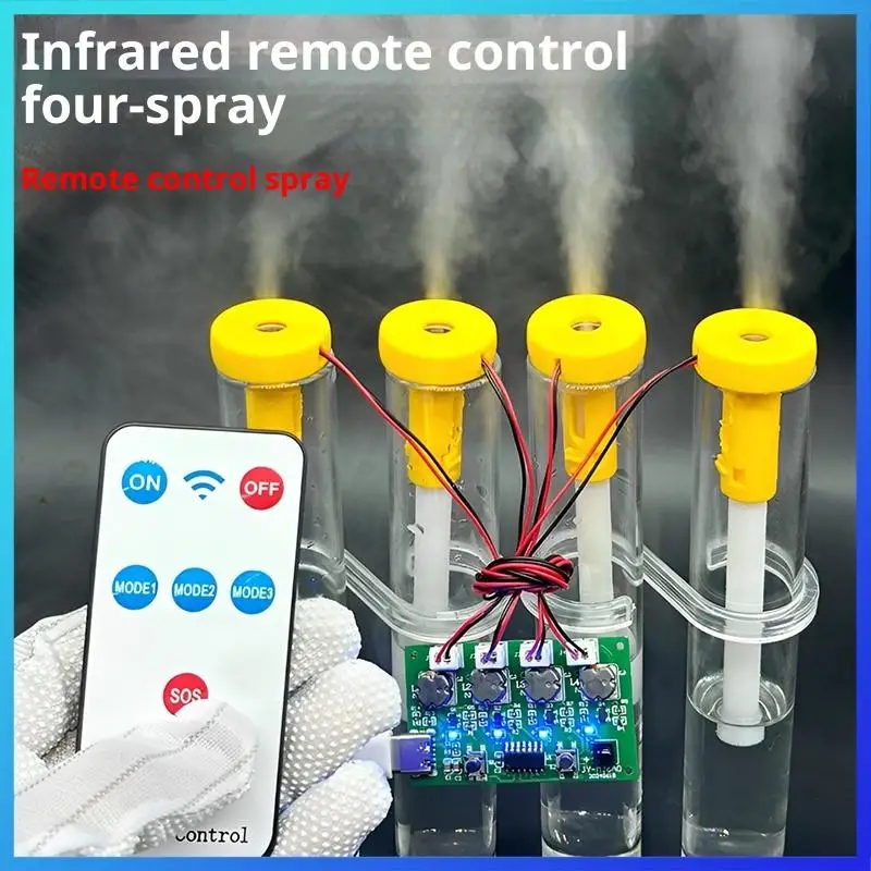 Type C DC 5V 4 Spray Humidifier Module Enhanced RF Infrared Remote for Efficient Kitchen Moisture Balance
Type C DC 5V 4 Spray Humidifier Module Enhanced RF Infrared Remote for Efficient Kitchen Moisture Balance