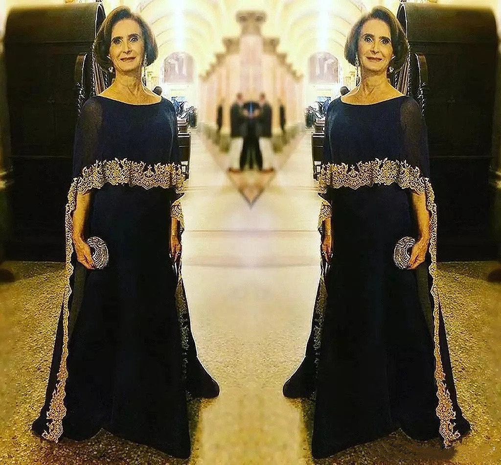 Navy Mother Of The Bride Dress Chiffon Half Sleeve With Wrap O Neck Appliques A-Line Plus Size Long Woman Evening Gowns 2024
Navy Mother Of The Bride Dress Chiffon Half Sleeve With Wrap O Neck Appliques A-Line Plus Size Long Woman Evening Gowns 2024