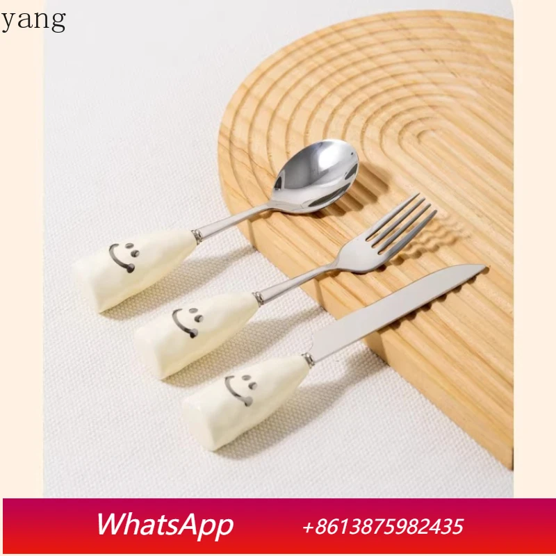 LMM stainless steel small spoon western food spoon cute smiley face dessert spoon
LMM stainless steel small spoon western food spoon cute smiley face dessert spoon