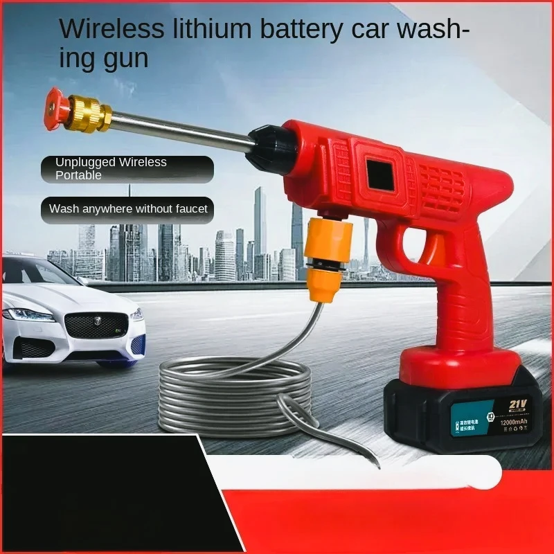PL-Pistola Agua Inalámbrica Alta Presión para Lavado Autos, 21V, Recargable con Batería Litio, para Uso Doméstico y
PL-Pistola Agua Inalámbrica Alta Presión para Lavado Autos, 21V, Recargable con Batería Litio, para Uso Doméstico y