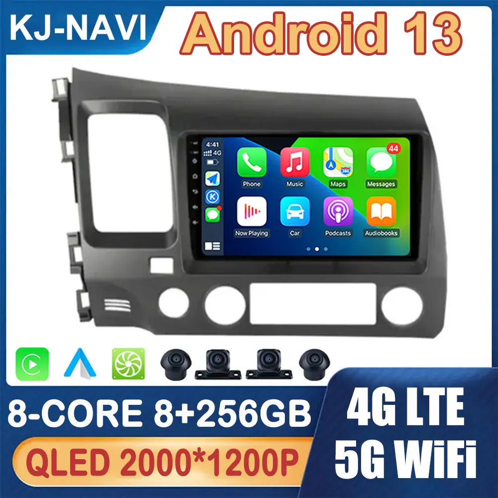 Автомобильный радиоприемник на Android 14 для Honda Civic 8 2008-2011, мультимедийный плеер, автомобильная навигация для Carplay, Φ WiFi DSP IPS QLED сенсорный экран
Автомобильный радиоприемник на Android 14 для Honda Civic 8 2008-2011, мультимедийный плеер, автомобильная навигация для Carplay, Φ WiFi DSP IPS QLED сенсорный экран