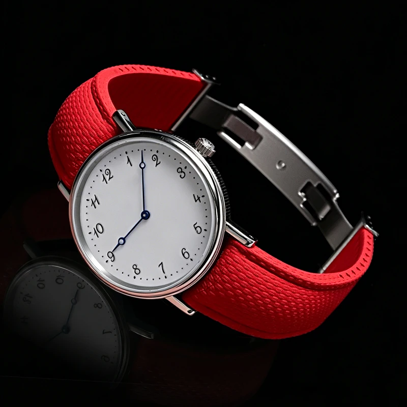 18mm 19mm 20mm 21mm 22mm 24mm Curved End Sailcloth Waterproof FKM Rubber Universal CTS Watch Band Fit For Omega/Tudor/Rolex
18mm 19mm 20mm 21mm 22mm 24mm Curved End Sailcloth Waterproof FKM Rubber Universal CTS Watch Band Fit For Omega/Tudor/Rolex