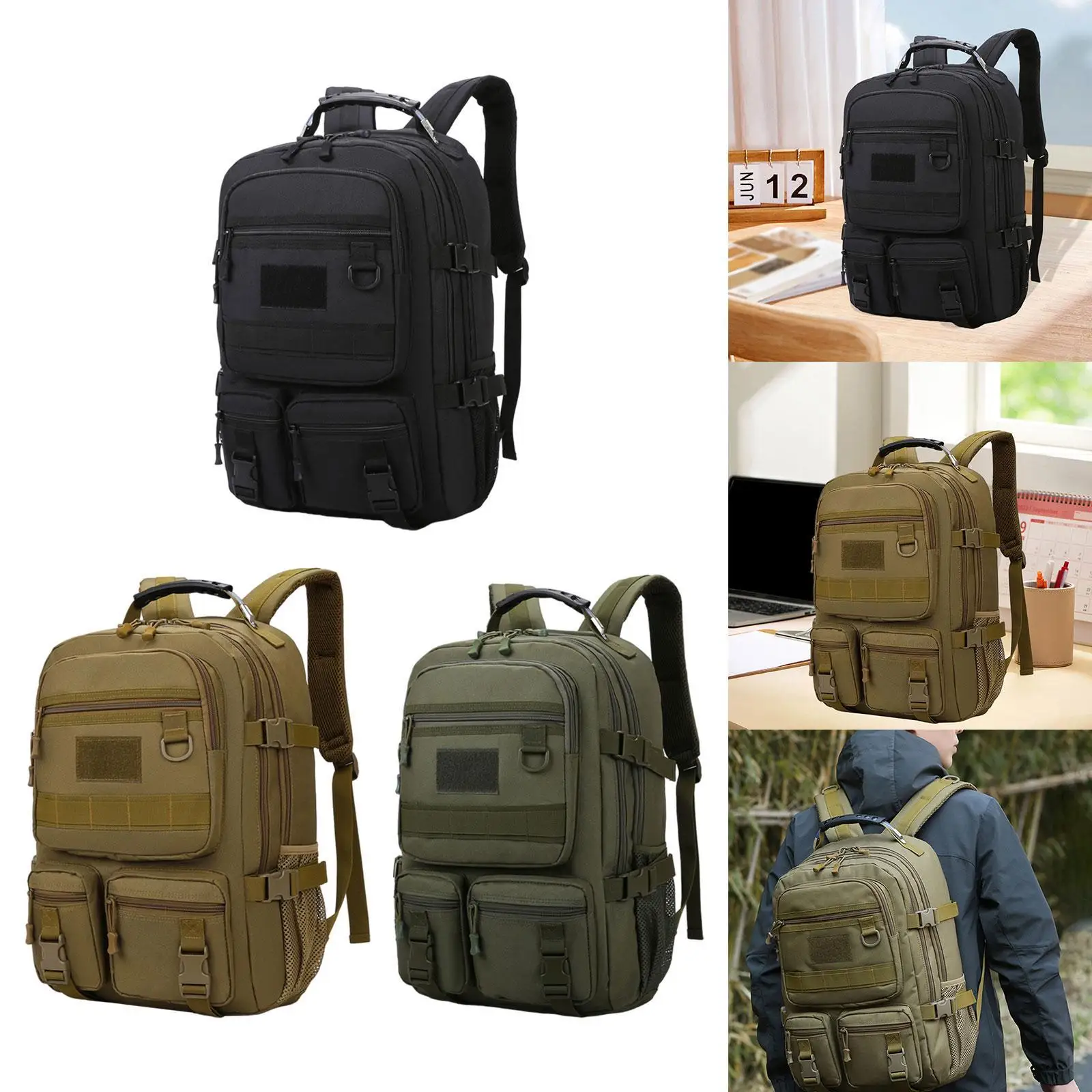 Hiking Backpack Travel Backpack Large Capacity Multipurpose Camping Rucksack Outdoor Daypack for Backpacking Mountaineering
Hiking Backpack Travel Backpack Large Capacity Multipurpose Camping Rucksack Outdoor Daypack for Backpacking Mountaineering