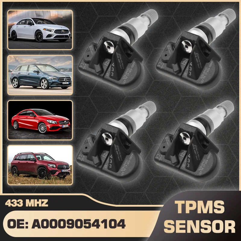 A0009054104 Car TPMS Tire Pressure Monitor Sensor System 433 MHz For Mercedes-Benz A-Class B-Class CLA GLB GLS 2020 0009054104
A0009054104 Car TPMS Tire Pressure Monitor Sensor System 433 MHz For Mercedes-Benz A-Class B-Class CLA GLB GLS 2020 0009054104