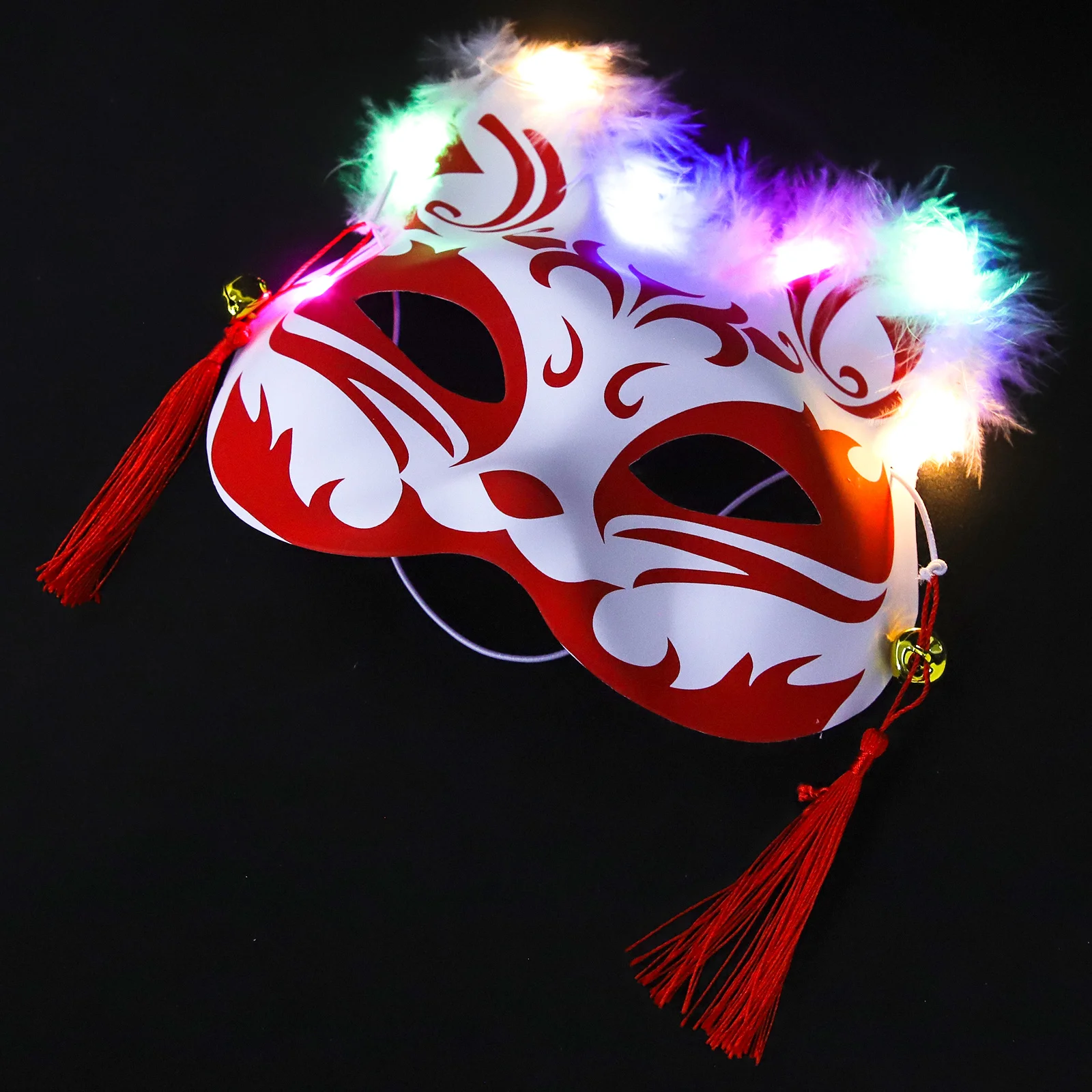 Luminous Fox Mask Half Face Decorative Plastic Cosplay Props Glow LED Party Accessories Reusable Stylish Design Festival Animals
Luminous Fox Mask Half Face Decorative Plastic Cosplay Props Glow LED Party Accessories Reusable Stylish Design Festival Animals