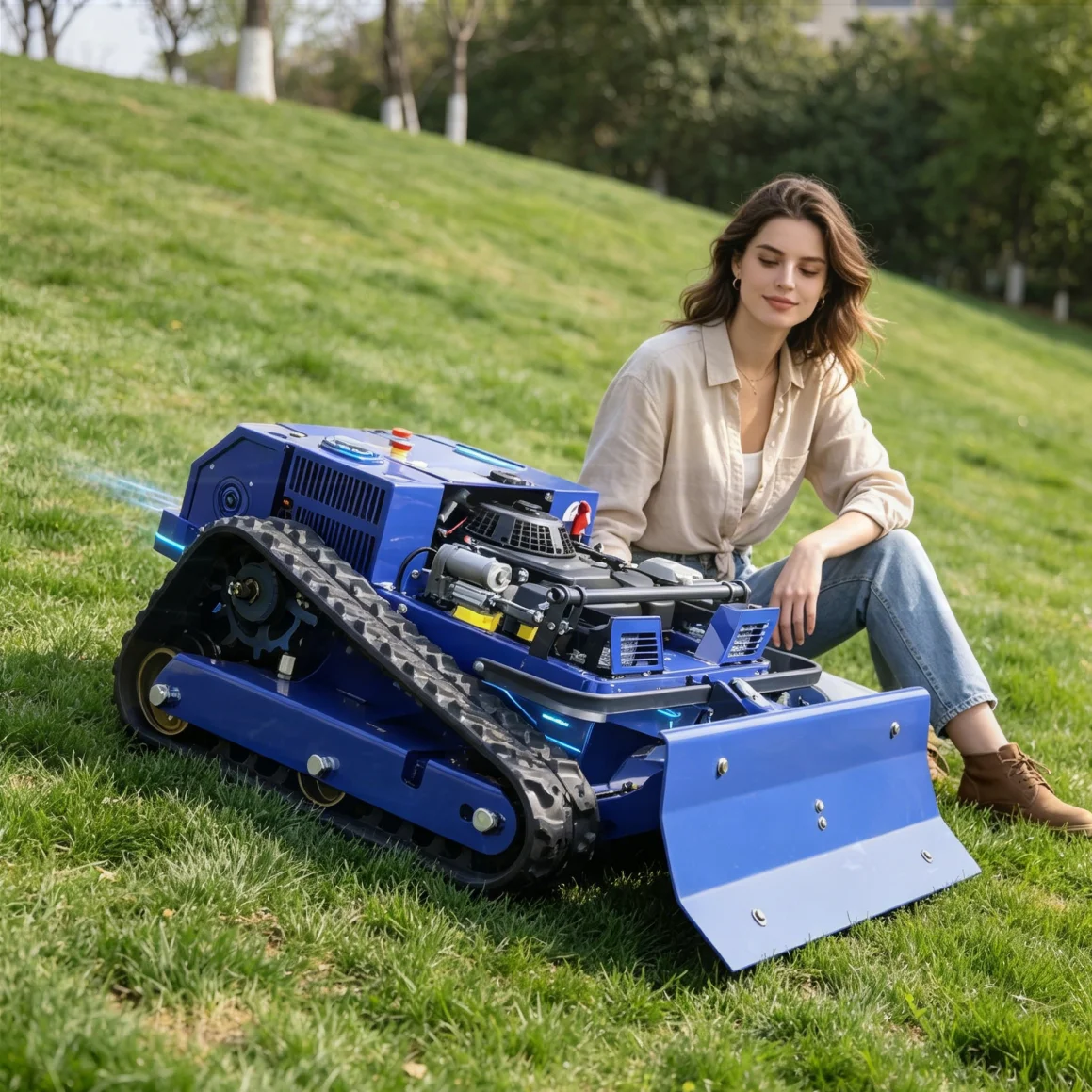 Customized lawn mowers for sale Remote Control Lawn Mower Precision Mowing Neat Lawn Effect lawn mowers
Customized lawn mowers for sale Remote Control Lawn Mower Precision Mowing Neat Lawn Effect lawn mowers