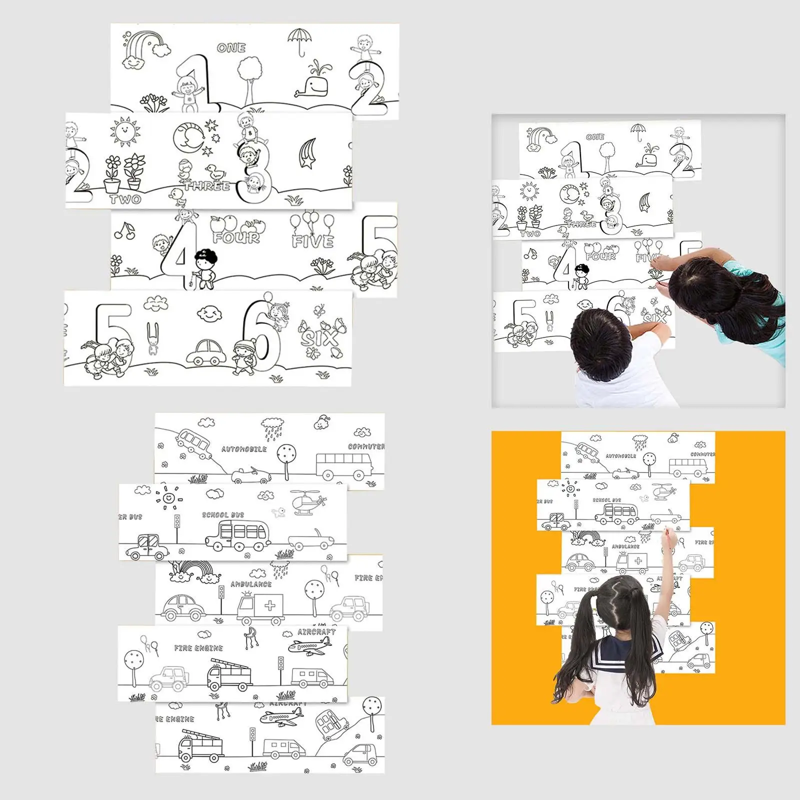 Coloring Book Paper Children Wall Coloring Posters Paper 30Cmx300cm Rich Patterns Birthday gift Sided DIY Art Drawing Kids
Coloring Book Paper Children Wall Coloring Posters Paper 30Cmx300cm Rich Patterns Birthday gift Sided DIY Art Drawing Kids