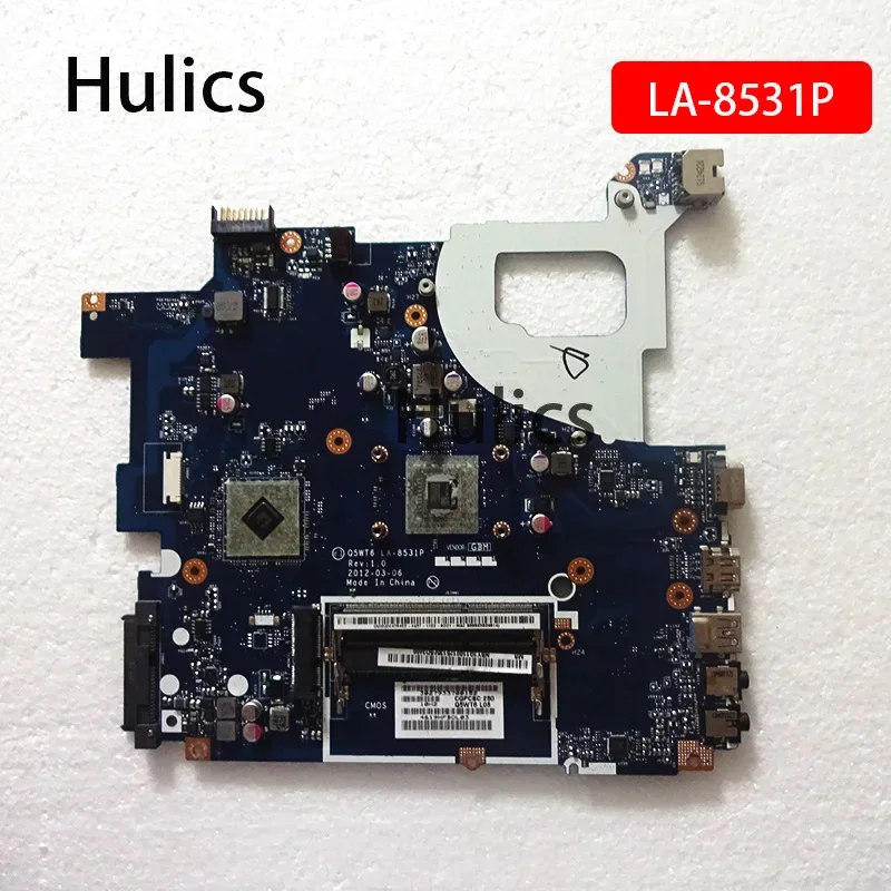 Hulics использовала материнскую плату для ноутбука Acer E1-521 NBY1G11001, материнская плата Q5WT6 LA-8531P, основная плата
Hulics использовала материнскую плату для ноутбука Acer E1-521 NBY1G11001, материнская плата Q5WT6 LA-8531P, основная плата