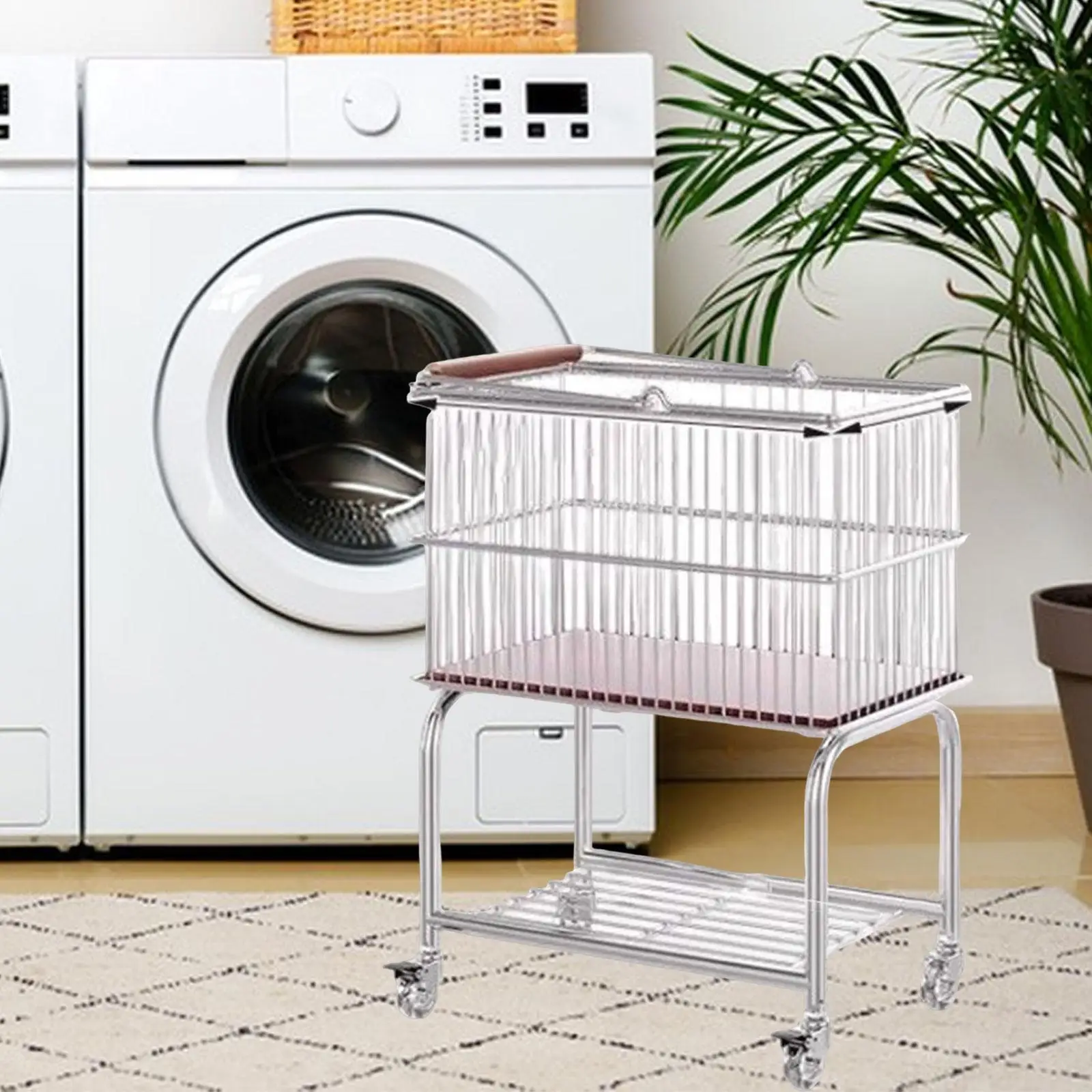 2 Tier Mobile Laundry Hamper Cart Kitchen Trolley Heavy Duty Metal Frame for
2 Tier Mobile Laundry Hamper Cart Kitchen Trolley Heavy Duty Metal Frame for