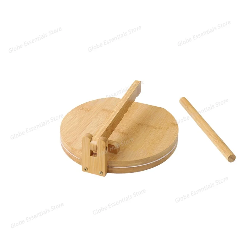Round Wooden Tortilla Press - Bamboo Dough Press Mold for Mexican Tortillas Modern simplicity
Round Wooden Tortilla Press - Bamboo Dough Press Mold for Mexican Tortillas Modern simplicity