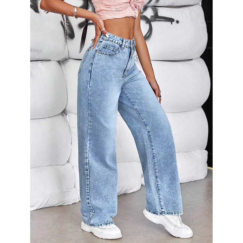 Korean fashion jeans girls 2025 new summer drape straight jeans light blue buttoned hip-lifting pants pink work women's basic
Korean fashion jeans girls 2025 new summer drape straight jeans light blue buttoned hip-lifting pants pink work women's basic