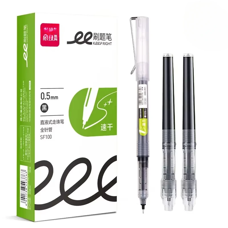 1pcs SF100 Straight Liquid Gel Pen 0.5mm Full Needle Tube Quick Drying Student Brush Question Pen Signature Black Pen
1pcs SF100 Straight Liquid Gel Pen 0.5mm Full Needle Tube Quick Drying Student Brush Question Pen Signature Black Pen