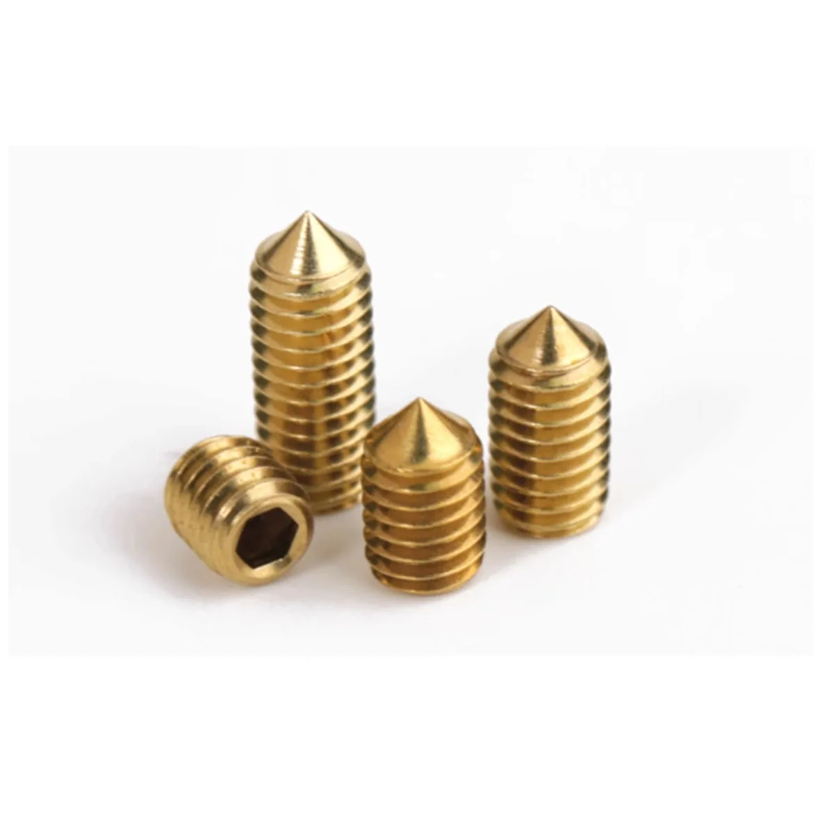 M3-M6 Brass Cone Tip Hexagonal Groove Set Screws Headless Machine Screws Hardware Accessories
M3-M6 Brass Cone Tip Hexagonal Groove Set Screws Headless Machine Screws Hardware Accessories