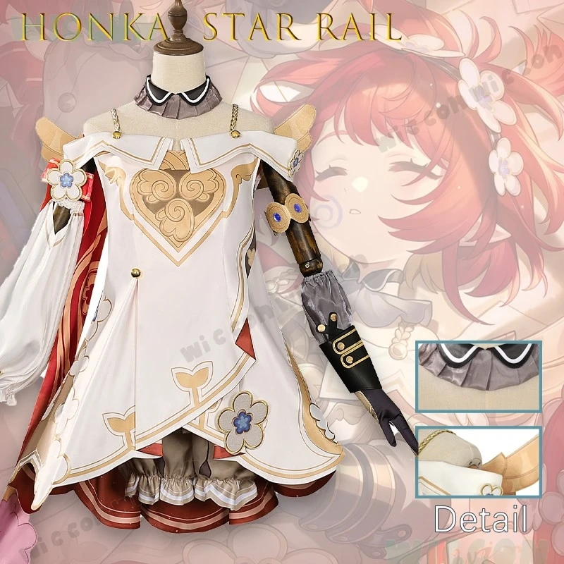 Honkai Star Rail Tingyun Fox Spirit Cosplay Dress Anime Game Roleplay Lolita Full Set with Gold Accents Anime Role Play
Honkai Star Rail Tingyun Fox Spirit Cosplay Dress Anime Game Roleplay Lolita Full Set with Gold Accents Anime Role Play