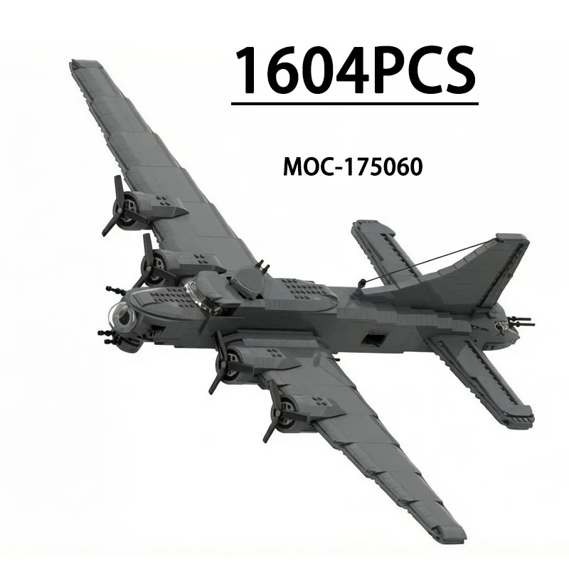 MOC-175060 Building Blocks B-17 Air Force Bomber Aircraft Model 1604 PCS Educational Puzzle Birthday Christmas New Year Toy Gift
MOC-175060 Building Blocks B-17 Air Force Bomber Aircraft Model 1604 PCS Educational Puzzle Birthday Christmas New Year Toy Gift