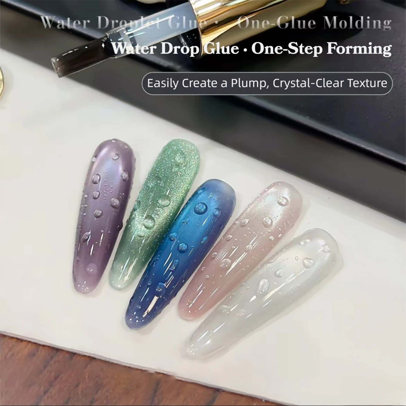 MIANEL 2026 New Summer Waterdrop Top Coat Gel, High Gloss Crystal Plating Sealer, 3D No-Wipe Nail Gel Polish
MIANEL 2026 New Summer Waterdrop Top Coat Gel, High Gloss Crystal Plating Sealer, 3D No-Wipe Nail Gel Polish