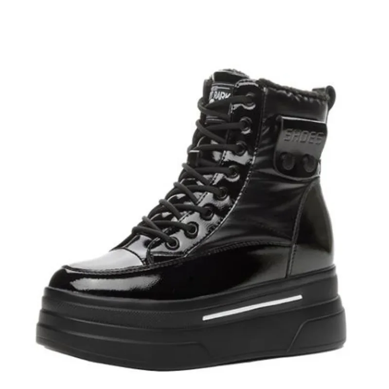 Top quality 9cm Genuine Leather Autumn Winter Motorcy Ankle Boots Cross Tied Keep Warm Thick Bottom Zip Comfy Plush Spring Shoes
Top quality 9cm Genuine Leather Autumn Winter Motorcy Ankle Boots Cross Tied Keep Warm Thick Bottom Zip Comfy Plush Spring Shoes