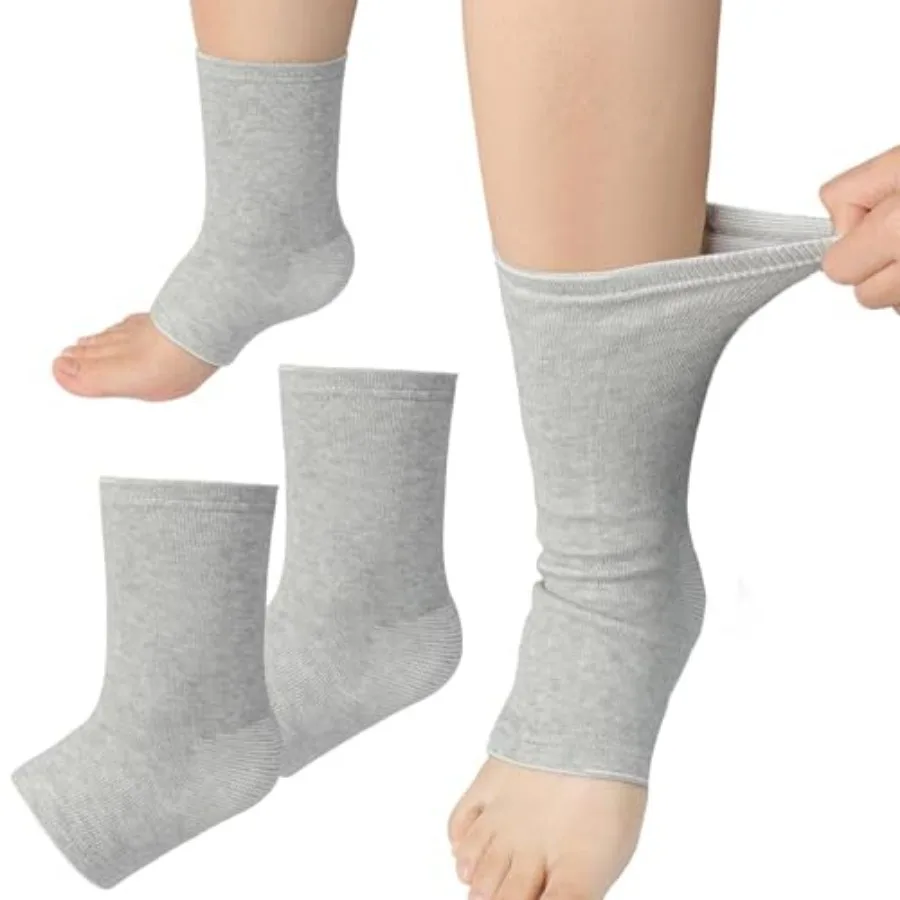 2pcs Ankle Supports Sleeves, Breathable Arch Support Feet Covers, Soft Ankle Support Socks for Men Women Running Travel Work,L
2pcs Ankle Supports Sleeves, Breathable Arch Support Feet Covers, Soft Ankle Support Socks for Men Women Running Travel Work,L