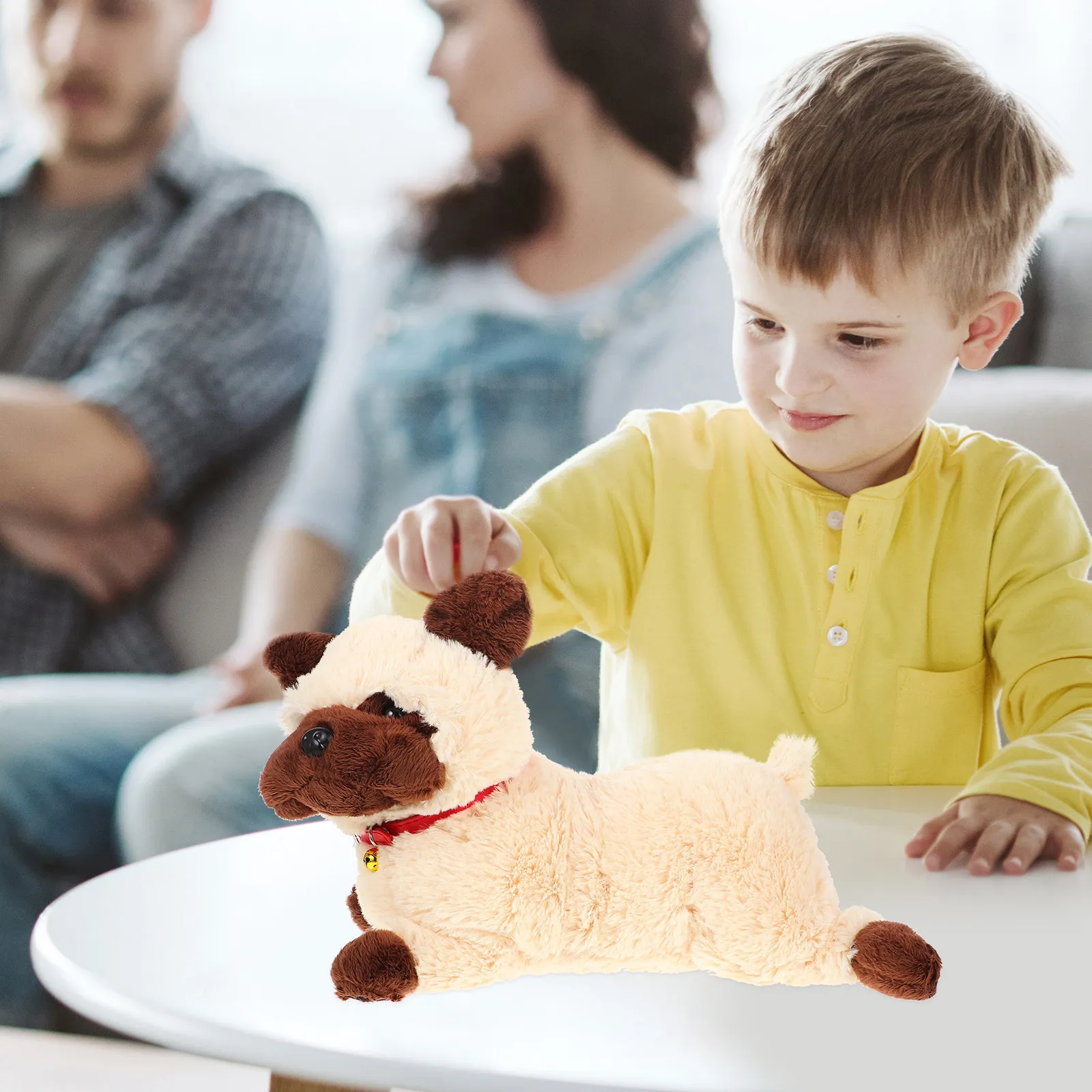 Мягкая игрушка-собачка из ПП-хлопка, очень милая, высокореалистичная, мягкая на ощупь, для домашнего декора, подарок для детей
Мягкая игрушка-собачка из ПП-хлопка, очень милая, высокореалистичная, мягкая на ощупь, для домашнего декора, подарок для детей