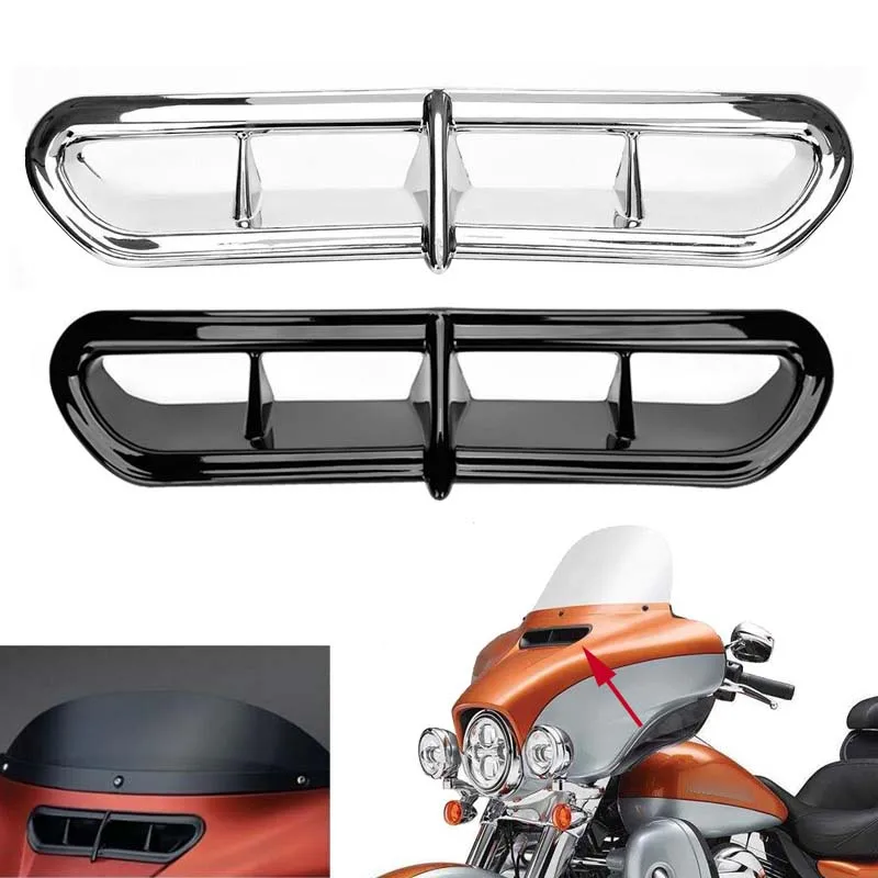 Motorcycle Front Fairing Vent Accent Motocross Fit For Harley Touring Electra Glide Limited Ultra Classic Street Glide 2014-2021
Motorcycle Front Fairing Vent Accent Motocross Fit For Harley Touring Electra Glide Limited Ultra Classic Street Glide 2014-2021
