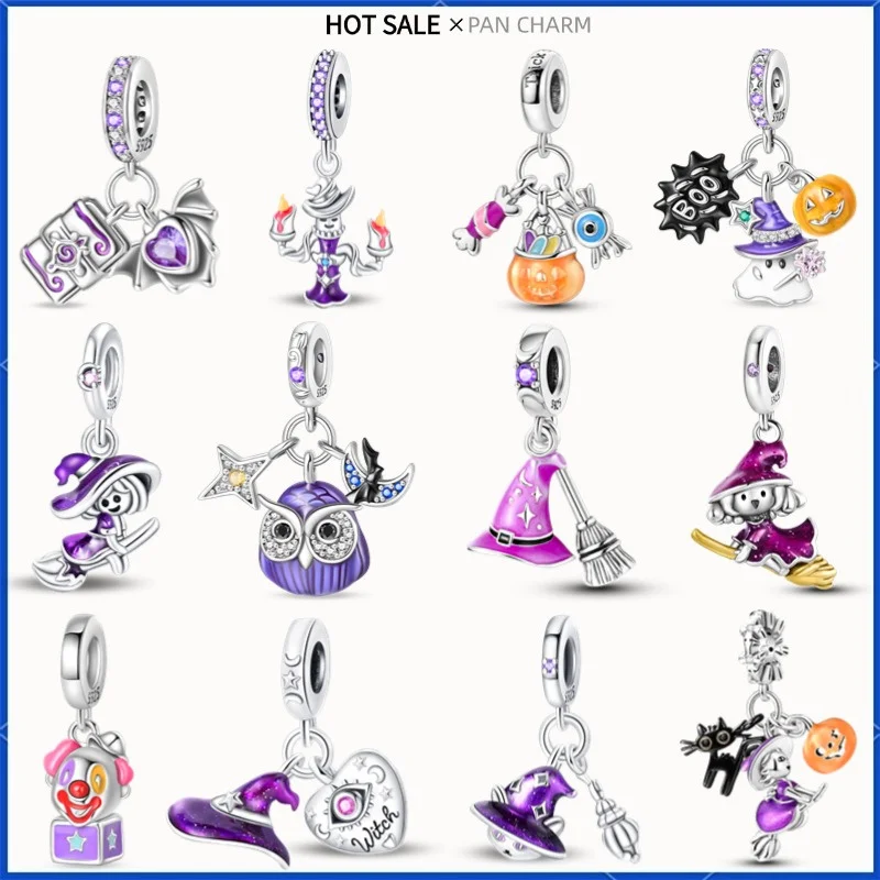 New silver 925 pendant beads suitable for bracelets, ladies' flying little witch pendant DIY jewelry gift fashion
New silver 925 pendant beads suitable for bracelets, ladies' flying little witch pendant DIY jewelry gift fashion