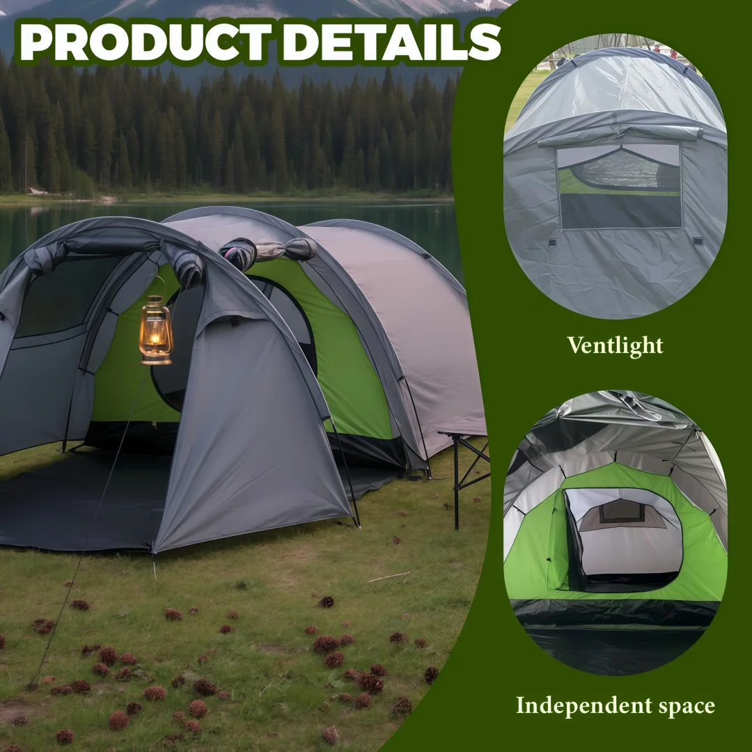Spacious Camping Tent Easy to Set up for Spring Family Outings Holiday Gatherings - Ideal Outdoor Accommodation
Spacious Camping Tent Easy to Set up for Spring Family Outings Holiday Gatherings - Ideal Outdoor Accommodation