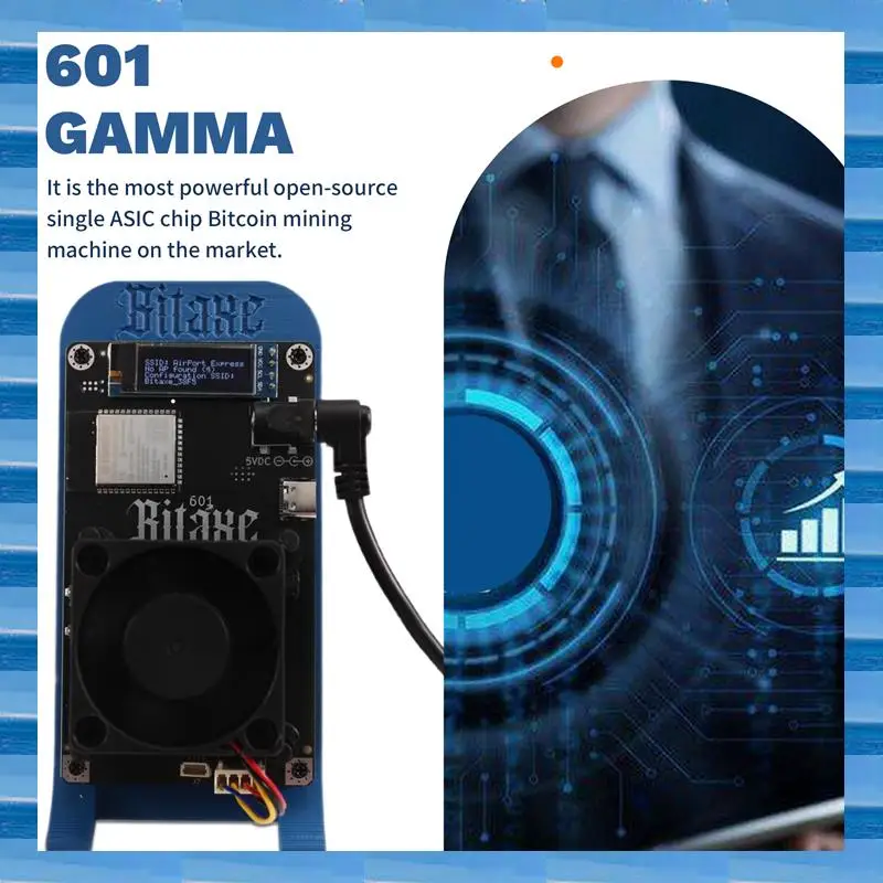 Установка для майнинга AT53 BTC Bitaxe Gamma 601 с чипом Asic 1,2TH/S, 18–22 Вт, BM1370 от S21 Pro, британской вилкой, синий
Установка для майнинга AT53 BTC Bitaxe Gamma 601 с чипом Asic 1,2TH/S, 18–22 Вт, BM1370 от S21 Pro, британской вилкой, синий