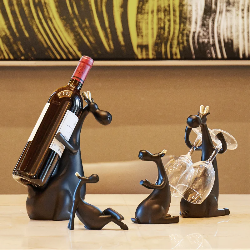 Wine cabinet ornament creative wine rack home decoration Nordic style living room TV cabinet gift
Wine cabinet ornament creative wine rack home decoration Nordic style living room TV cabinet gift