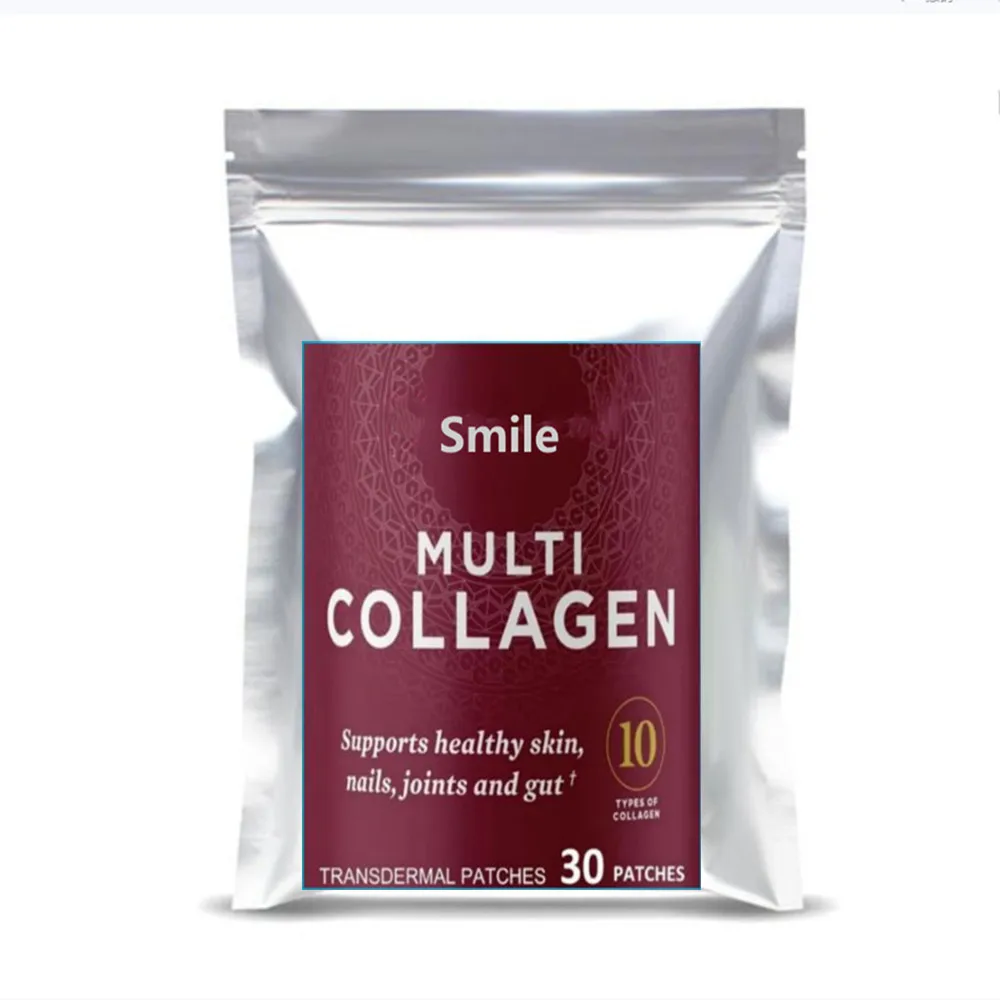 Hot sale 30 Patches Collagen Peptides Transdermal Patches Types I II III V & X for Healthy Skin Nails Gut And Joint Support
Hot sale 30 Patches Collagen Peptides Transdermal Patches Types I II III V & X for Healthy Skin Nails Gut And Joint Support