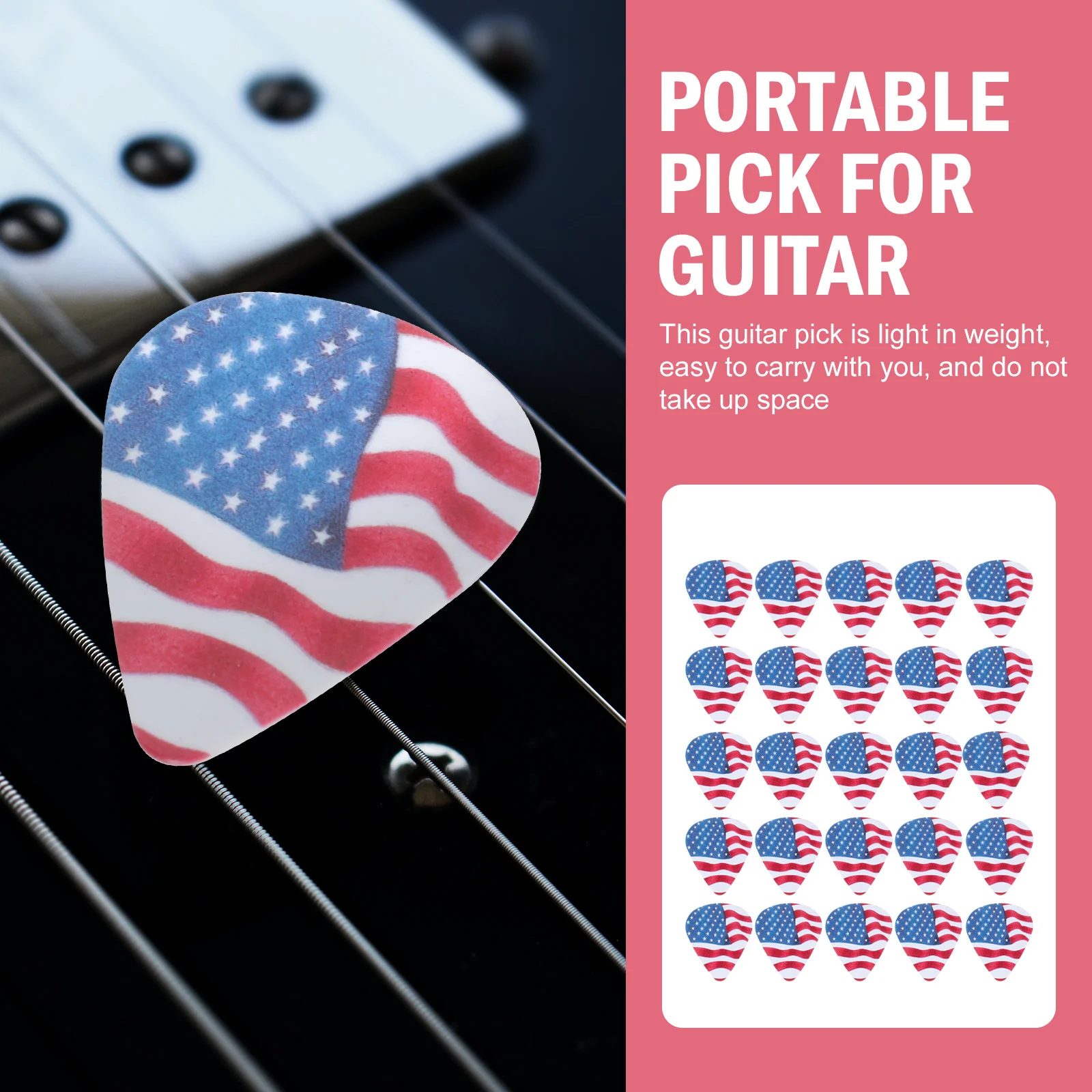 25pcs Guitar Picks Durable Clear Sound Lightweight PVC M Ukulele Plectrum Electric Guitar Practice Accessories Folk
25pcs Guitar Picks Durable Clear Sound Lightweight PVC M Ukulele Plectrum Electric Guitar Practice Accessories Folk