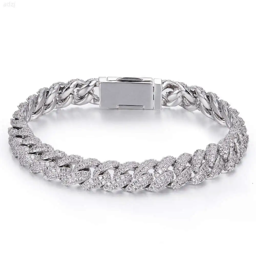 Vvs1 20inch Vermeil 10mm 2 Row 925 Silver Moissanite Cuban Bracelet Link Chain
Vvs1 20inch Vermeil 10mm 2 Row 925 Silver Moissanite Cuban Bracelet Link Chain
