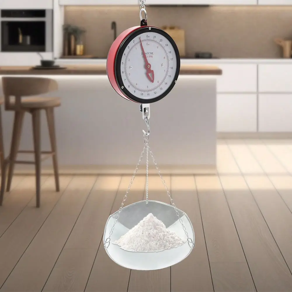 1PCS DoubleSided Dial Hanging Scale With Scoop Chain, Hanging Scale With 2 UnitsKG LBS, Hanging Scale With Chain Fit For For De
1PCS DoubleSided Dial Hanging Scale With Scoop Chain, Hanging Scale With 2 UnitsKG LBS, Hanging Scale With Chain Fit For For De