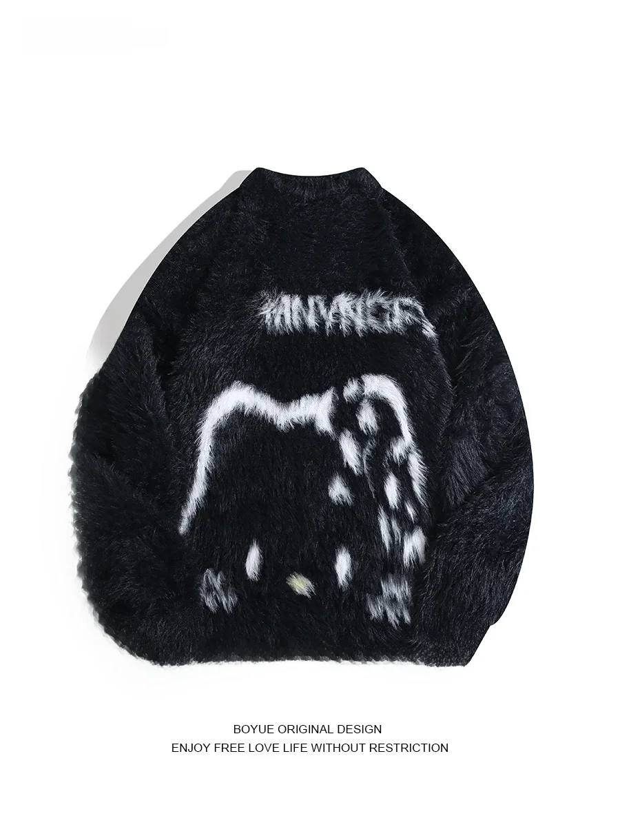 Boyue Американский мультяшный пара Повседневный вязаный свитер Harajuku Sle Искусственная норка Ленивый милый мужской женский трикотаж Зимний теплый круглый ...
Boyue Американский мультяшный пара Повседневный вязаный свитер Harajuku Sle Искусственная норка Ленивый милый мужской женский трикотаж Зимний теплый круглый ...