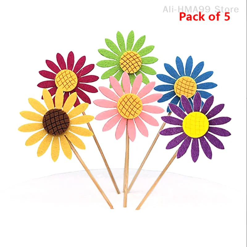 5pcs Colorful Flower Plugin Birthday Cake Decoration Festival Party Cake Dessert Decoration Baking Supplies
5pcs Colorful Flower Plugin Birthday Cake Decoration Festival Party Cake Dessert Decoration Baking Supplies