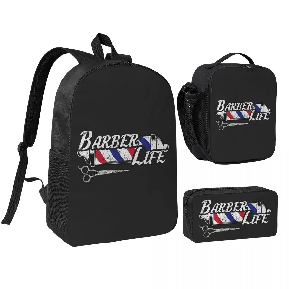 Barber Shop Sign Entrance Backpack Student BookBag School Bag Shoulder Bags 3ps Insulated Lunch Bag Pencil Case
Barber Shop Sign Entrance Backpack Student BookBag School Bag Shoulder Bags 3ps Insulated Lunch Bag Pencil Case