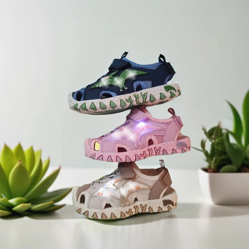 Dinosaurian children dinosaur sandals Tyrannosaurus rex boy summer new style sandals for children Baotou anti-skid
Dinosaurian children dinosaur sandals Tyrannosaurus rex boy summer new style sandals for children Baotou anti-skid