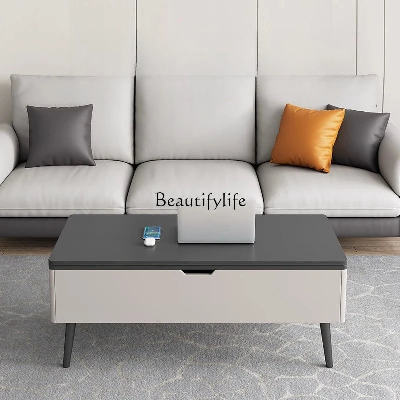 Lifting coffee dining table dual-purpose multi-function simple retractable folding coffee table
Lifting coffee dining table dual-purpose multi-function simple retractable folding coffee table
