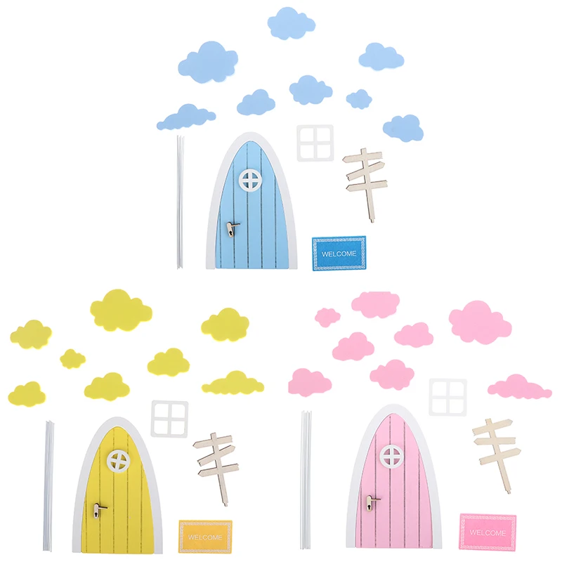 1:12Dollhouse Miniature FairyDoor Set-Elf Door with Cloud Windows&Road Signs,WhimsicalGarden Decor for Fantasy DollhouseDisplays
1:12Dollhouse Miniature FairyDoor Set-Elf Door with Cloud Windows&Road Signs,WhimsicalGarden Decor for Fantasy DollhouseDisplays