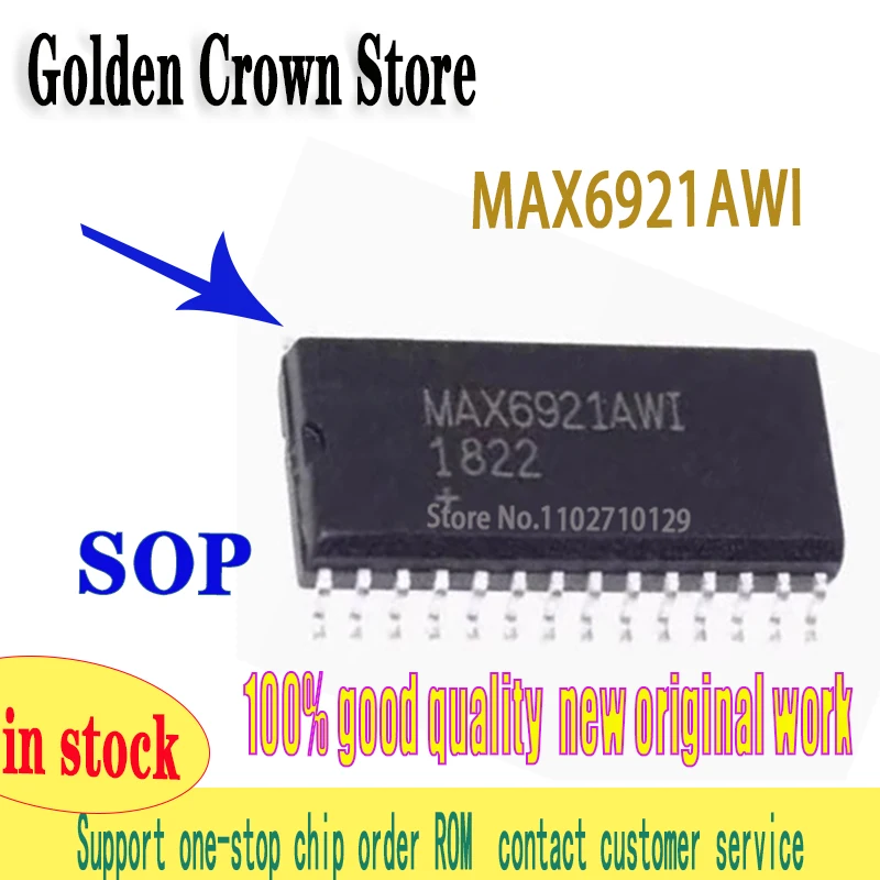1~5Pcs/Lot MAX6921AWI MAX6921 SOP28 100% brand new and original
1~5Pcs/Lot MAX6921AWI MAX6921 SOP28 100% brand new and original