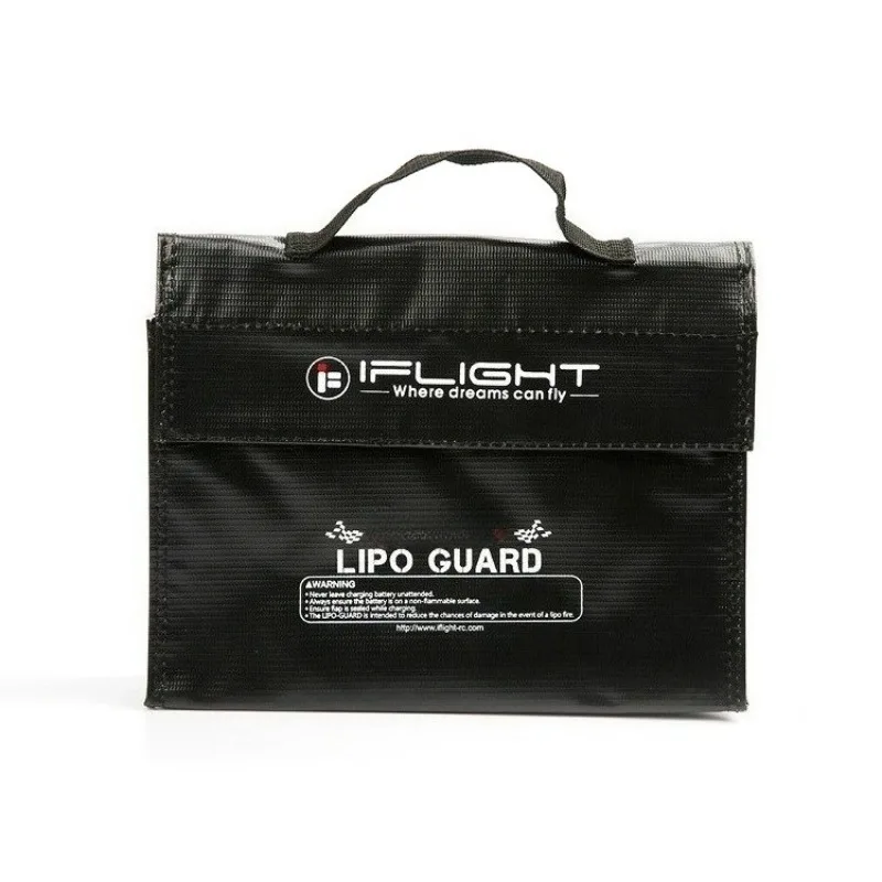 IFlight Lipo Guard Fire Resistant Lipo Battery Safety Bag, 24x19x6cm Portable Handheld Storage Bag for FPV LiPo Batteries
IFlight Lipo Guard Fire Resistant Lipo Battery Safety Bag, 24x19x6cm Portable Handheld Storage Bag for FPV LiPo Batteries