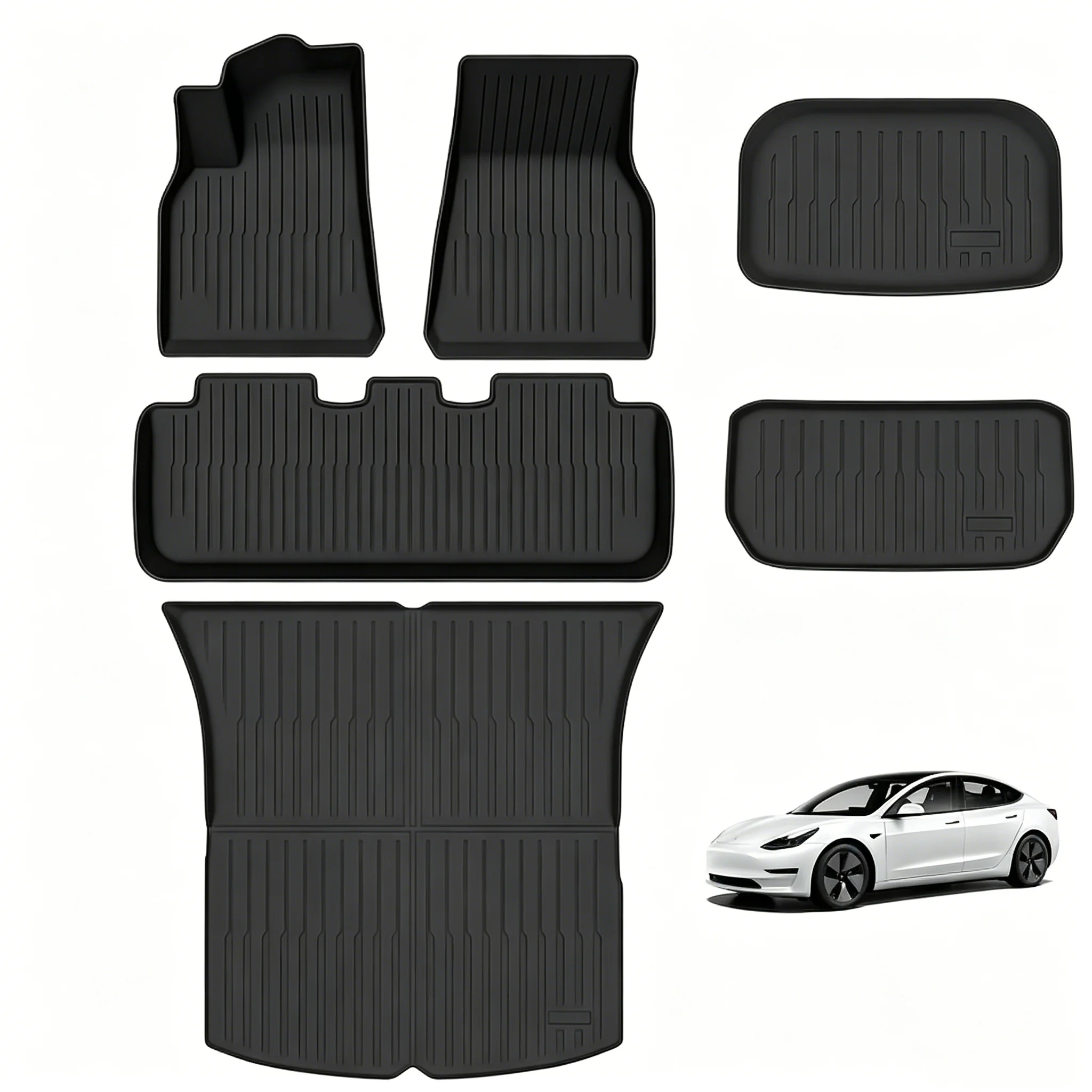 Floor Mats and Cargo Liners TPE Full Set for Tesla Model Y Juniper 2025 2026 5-Seat Automotive Floor Mats for Tesla Accseeories
Floor Mats and Cargo Liners TPE Full Set for Tesla Model Y Juniper 2025 2026 5-Seat Automotive Floor Mats for Tesla Accseeories