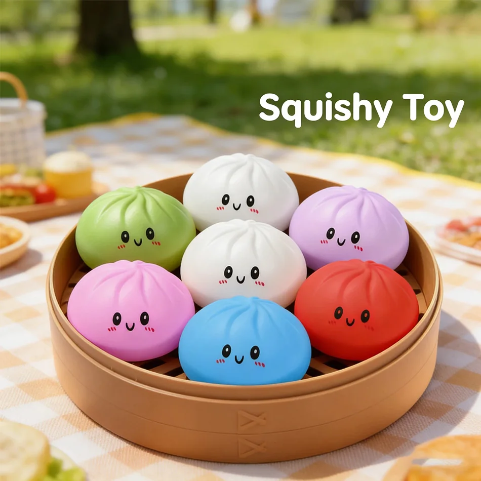 Dumpling Pressure Dumpling Squishies Cute Colorful Bun Toy Slow Rising Stress Relief Fidget Toy for Kids Adults Anti-Anxiety Gif
Dumpling Pressure Dumpling Squishies Cute Colorful Bun Toy Slow Rising Stress Relief Fidget Toy for Kids Adults Anti-Anxiety Gif